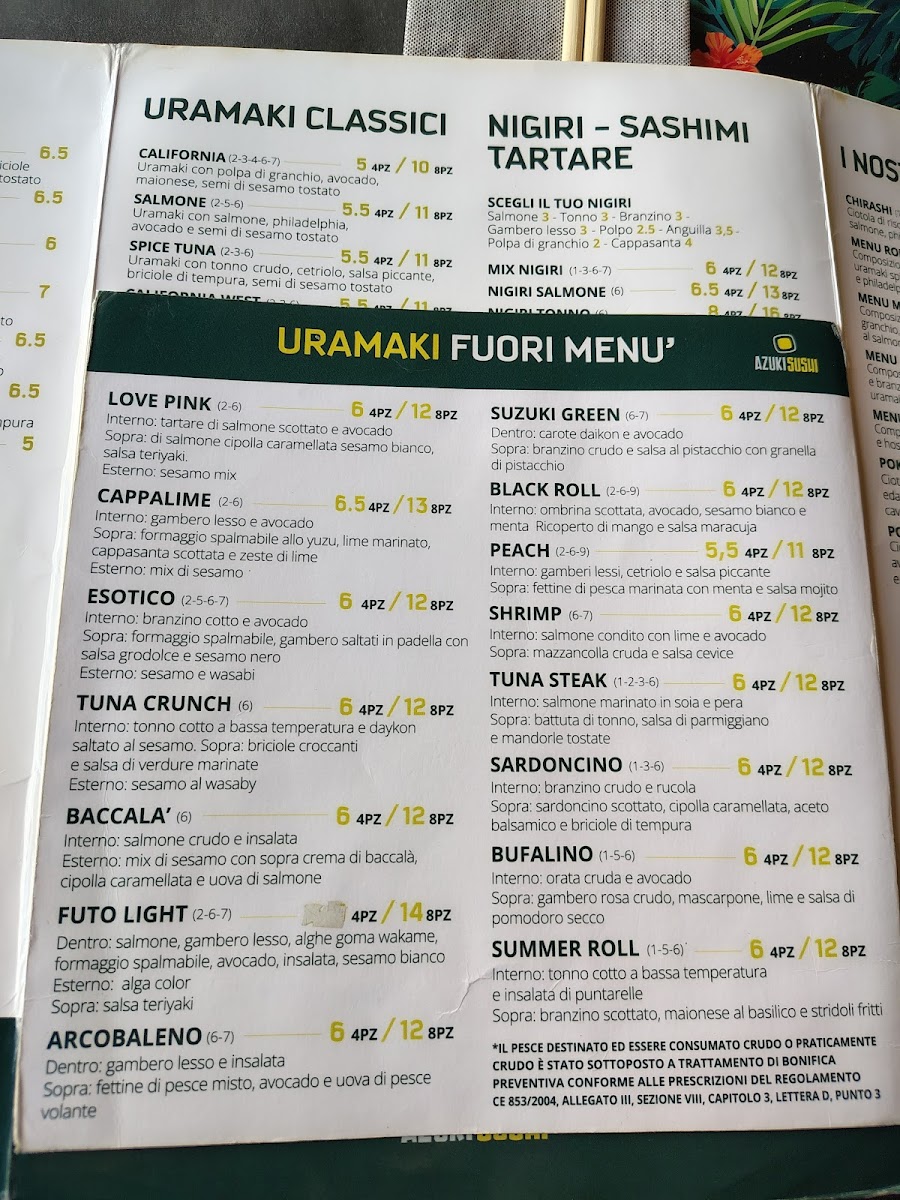 Menu Azuki Sushi-5