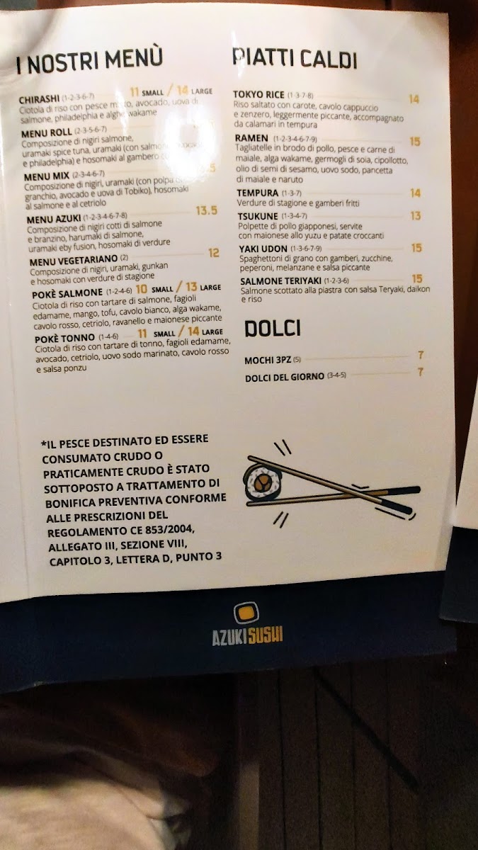Menu Azuki Sushi-7