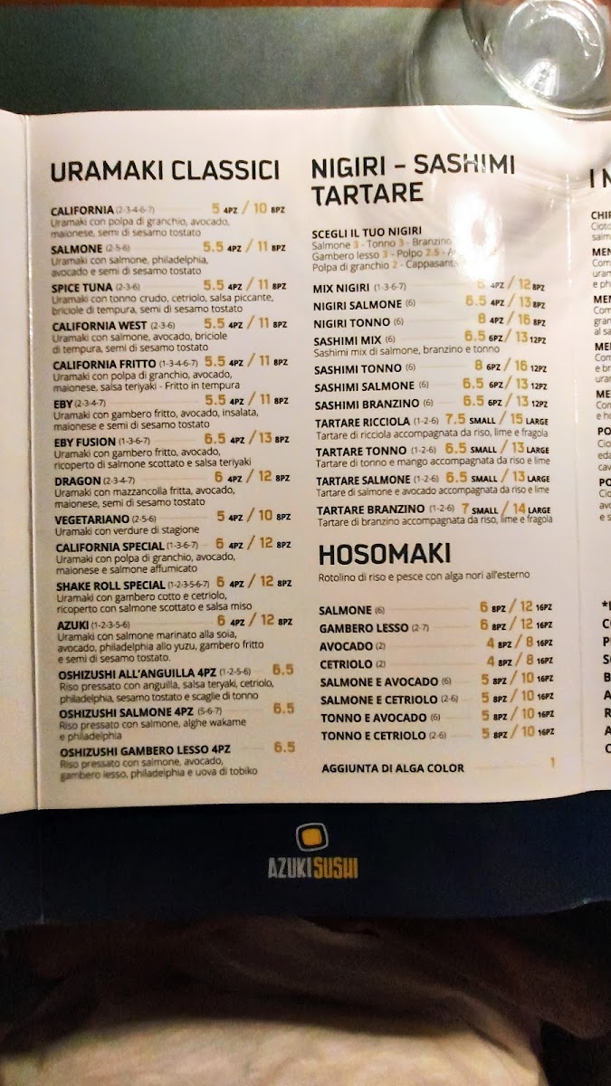 Menu Azuki Sushi-9