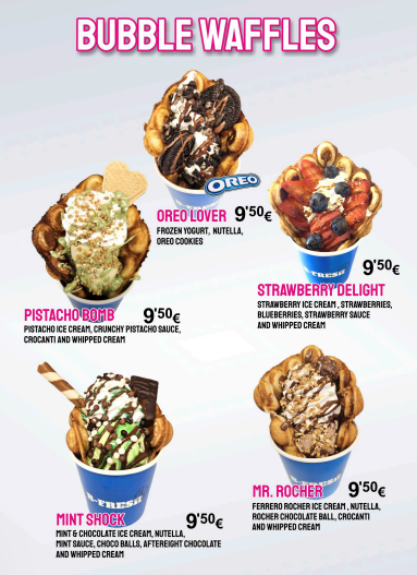 Menu B-Fresh Yogurt Cala Millor-2