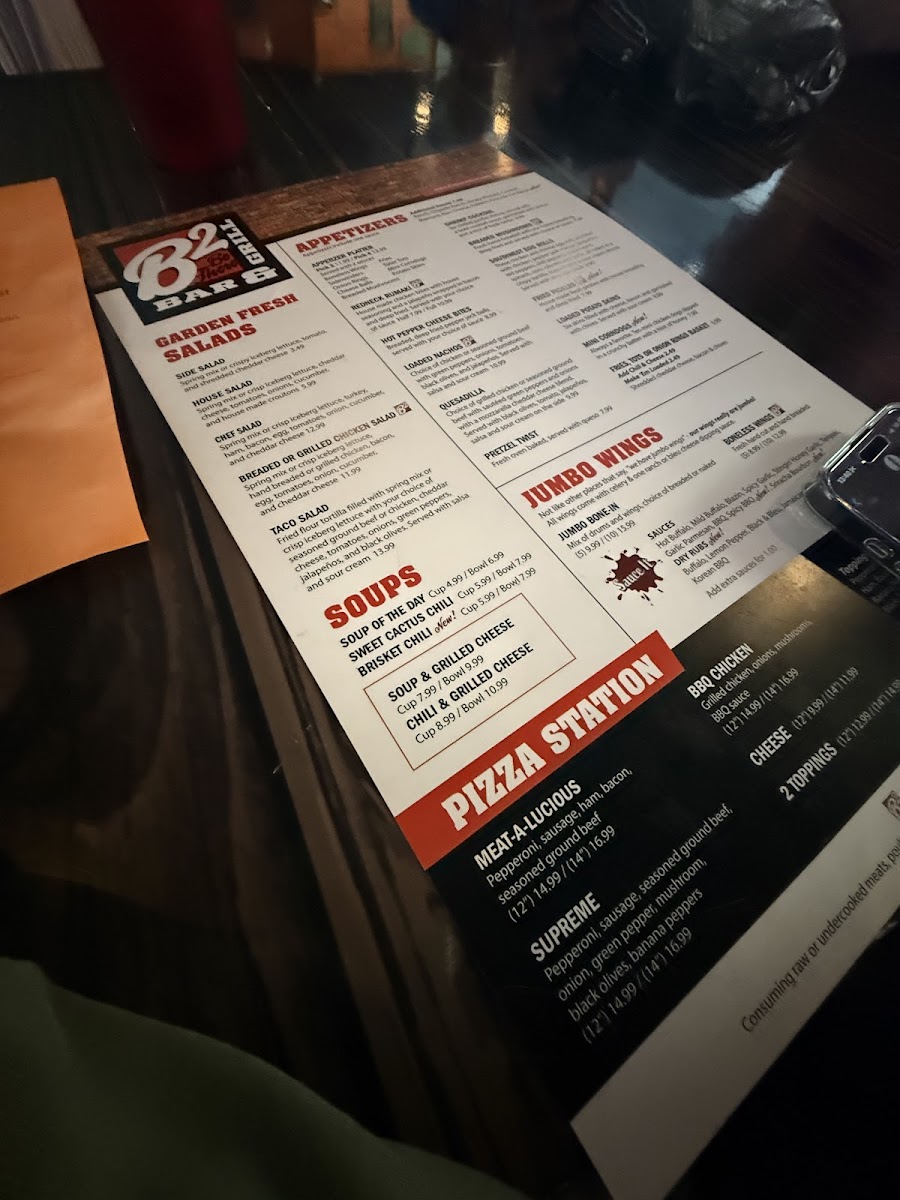 Menu B Squared Bar & Grill-3