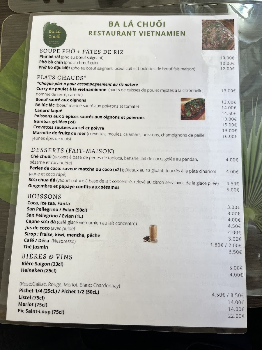 Menu Ba La Chuoi-10