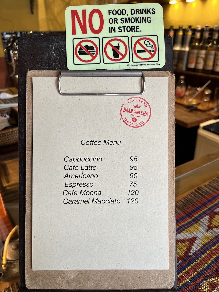 Menu Baan Chim Cha-2