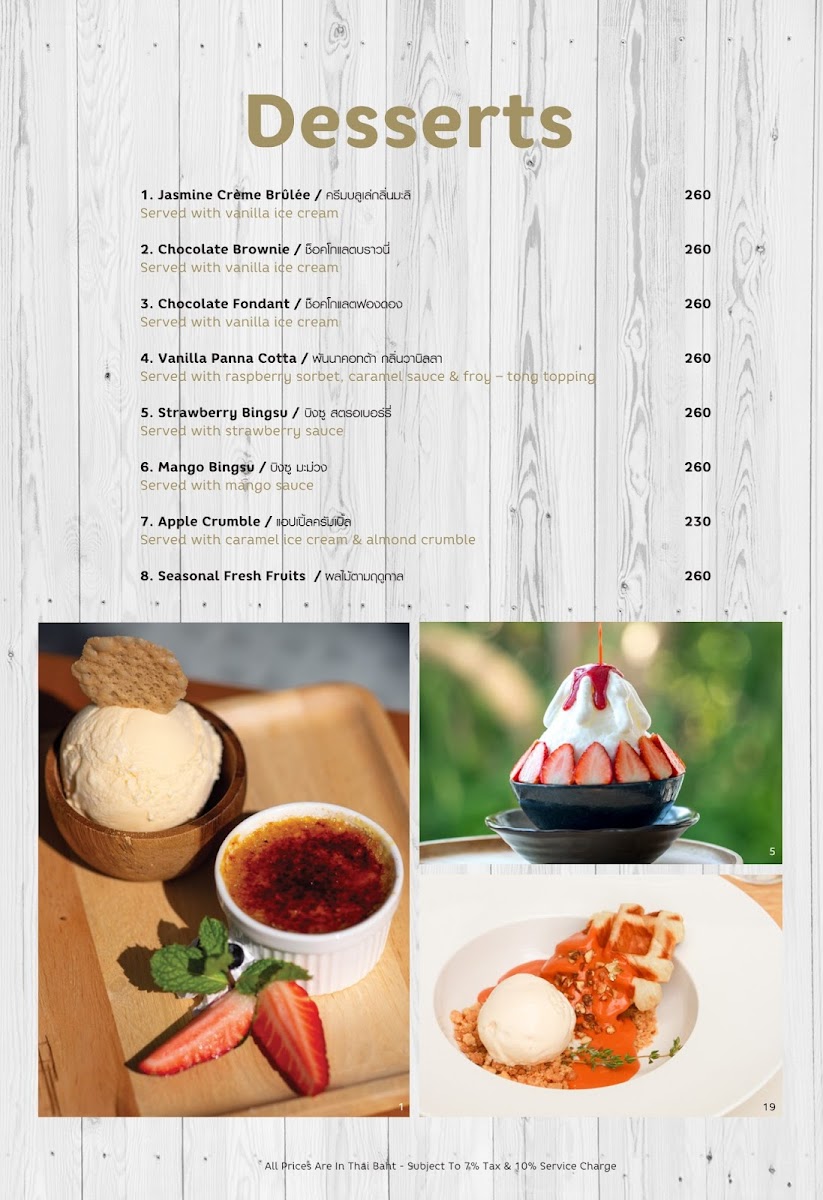 Menu Baan Chok - บ้านโชค หัวหิน-1