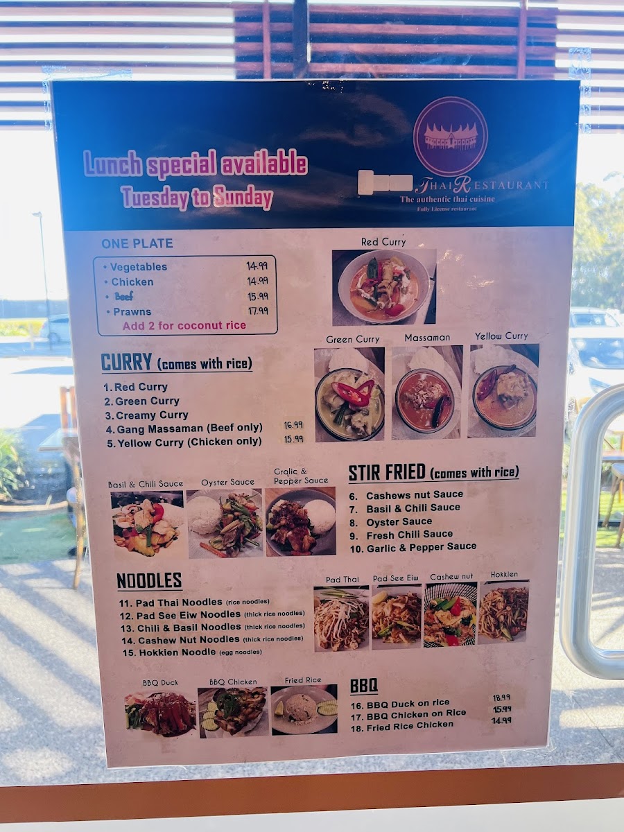 Menu Baan Phraya Thai Deception Bay-5