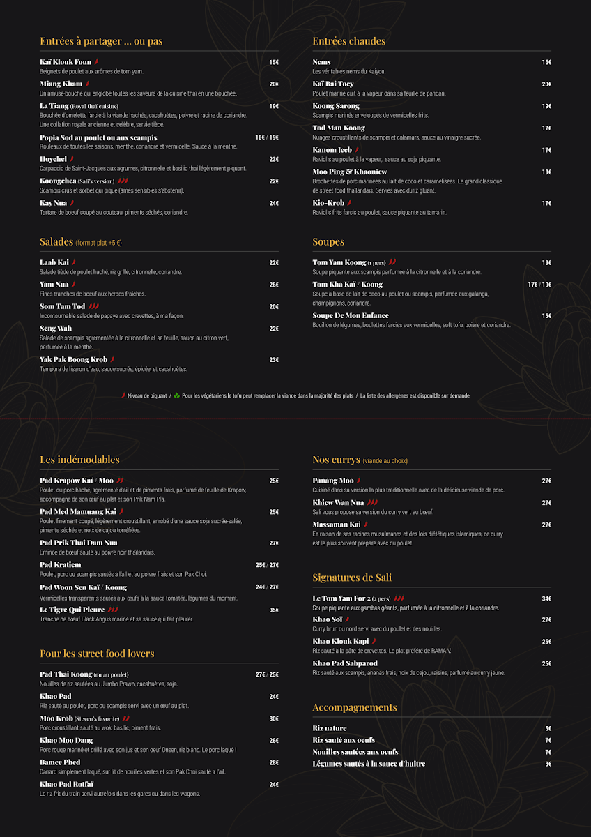 Menu Baan Sali-1