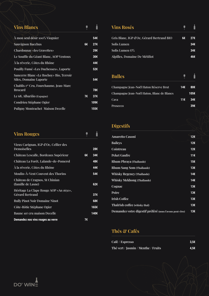 Menu Baan Sali-2