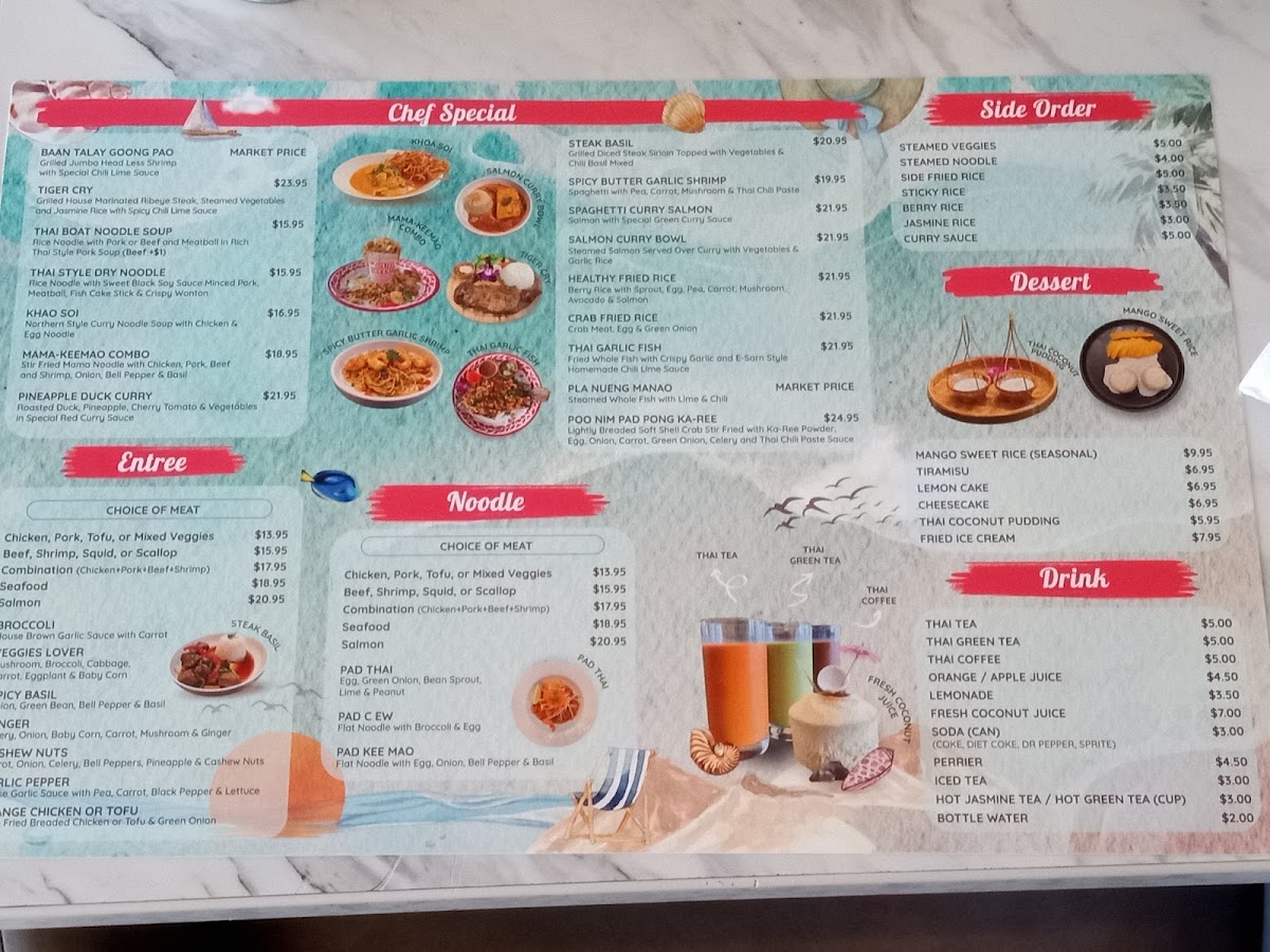 Baan Talay Thai Restaurant Menu-10