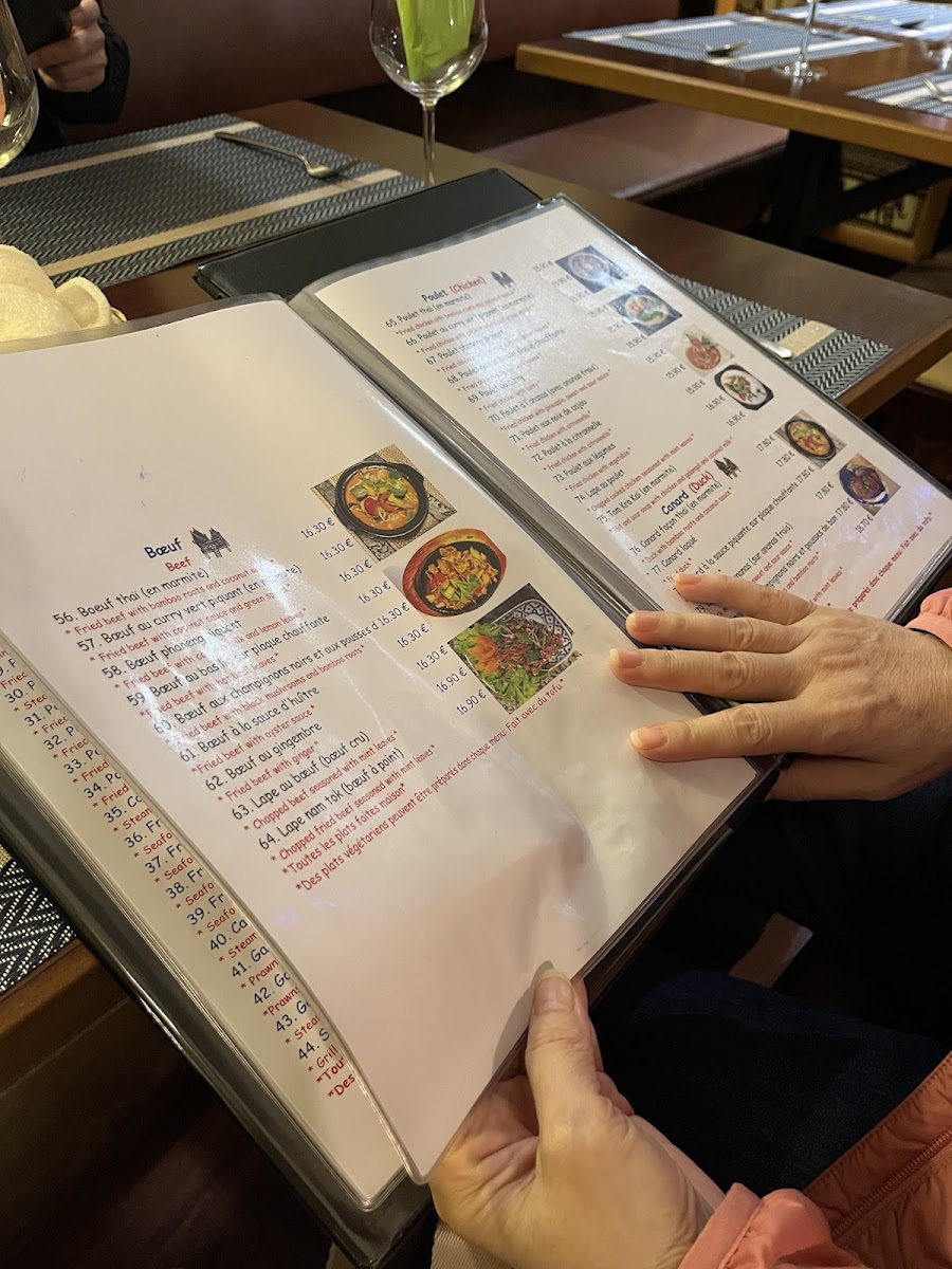 Menu Baan Thaï-10