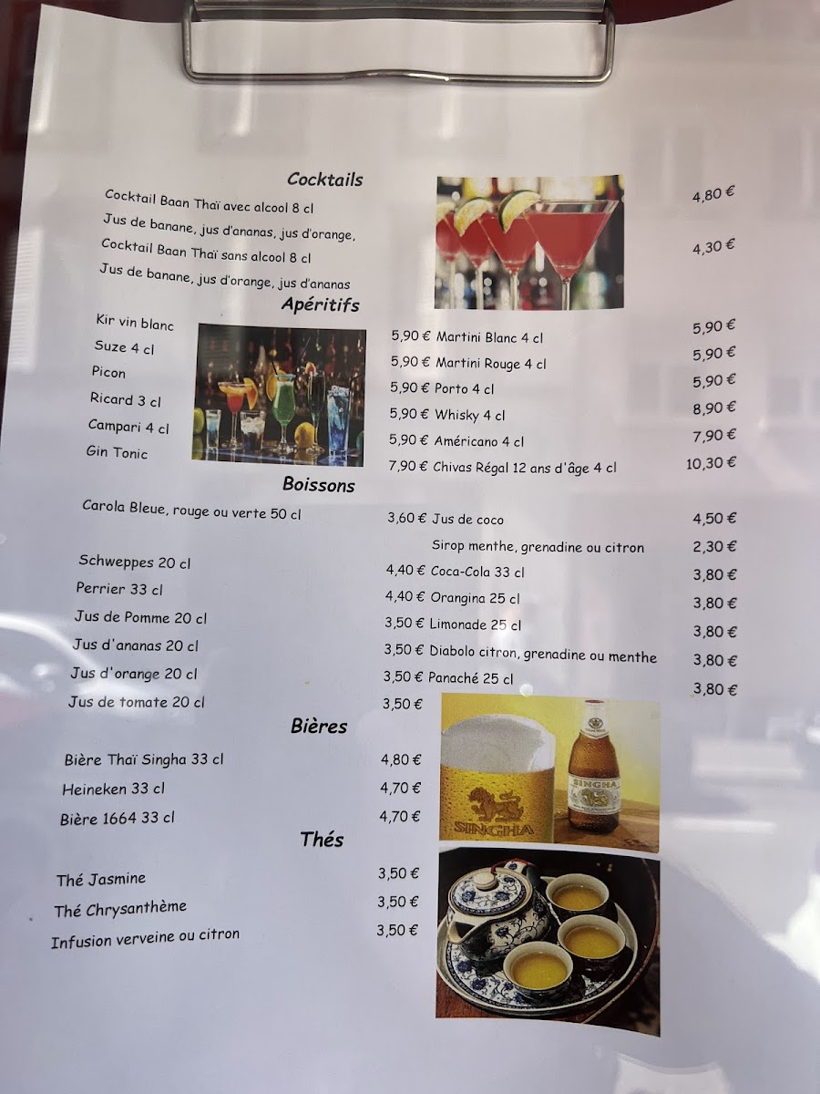 Menu Baan Thaï-6