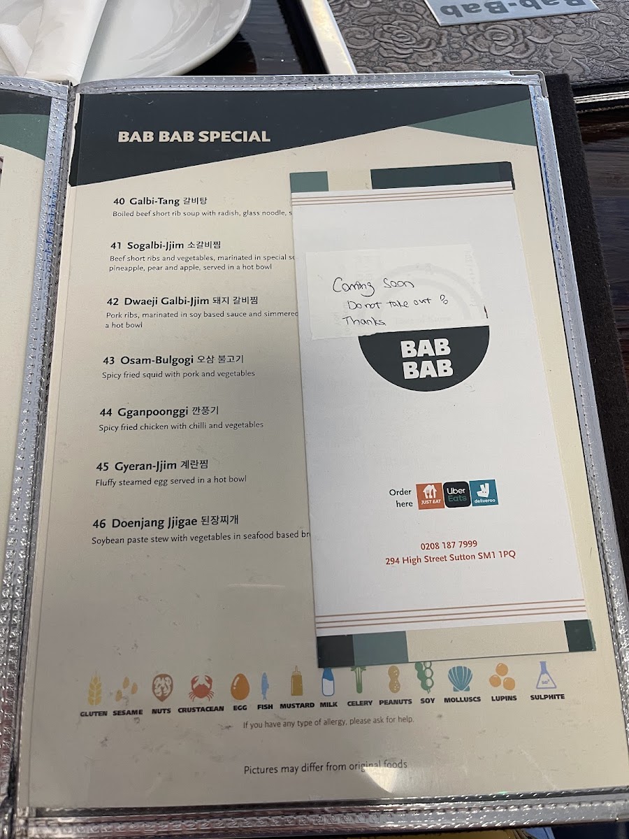 Menu Bab Bab Korean Restaurant-6