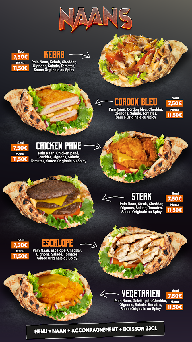 Menu Baba Fritas Restaurant & Aires De Jeux-9