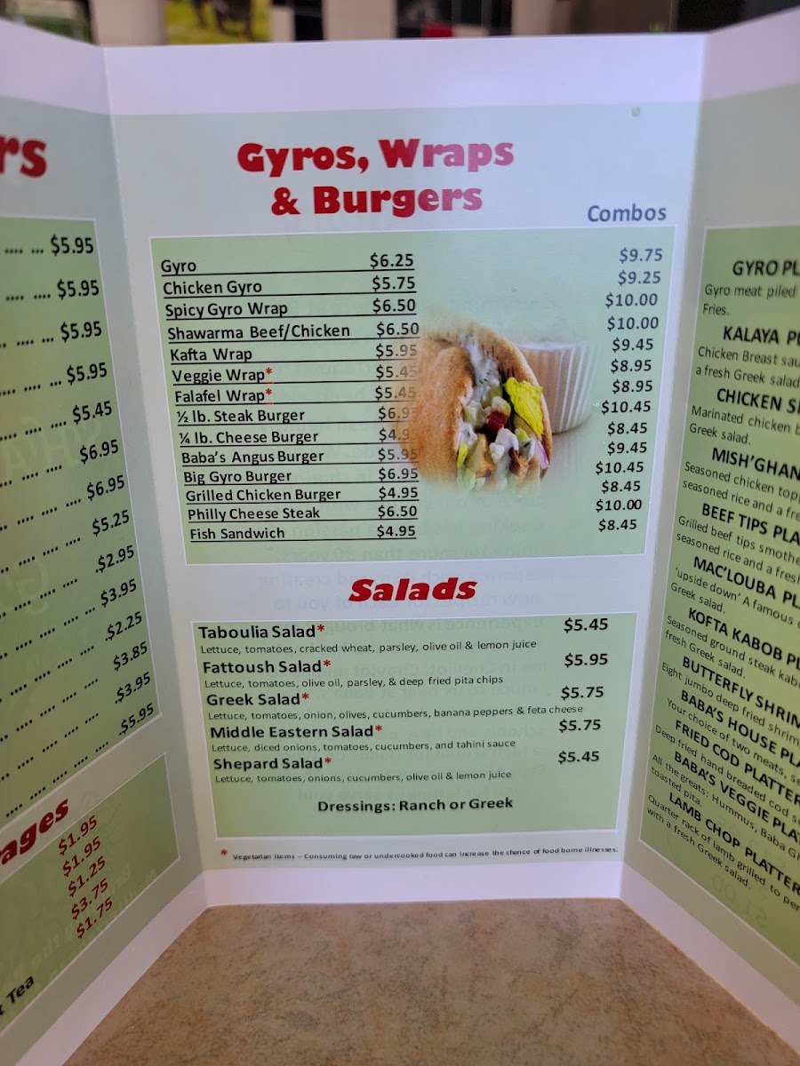 Menu Babas Shawarma Grill-10