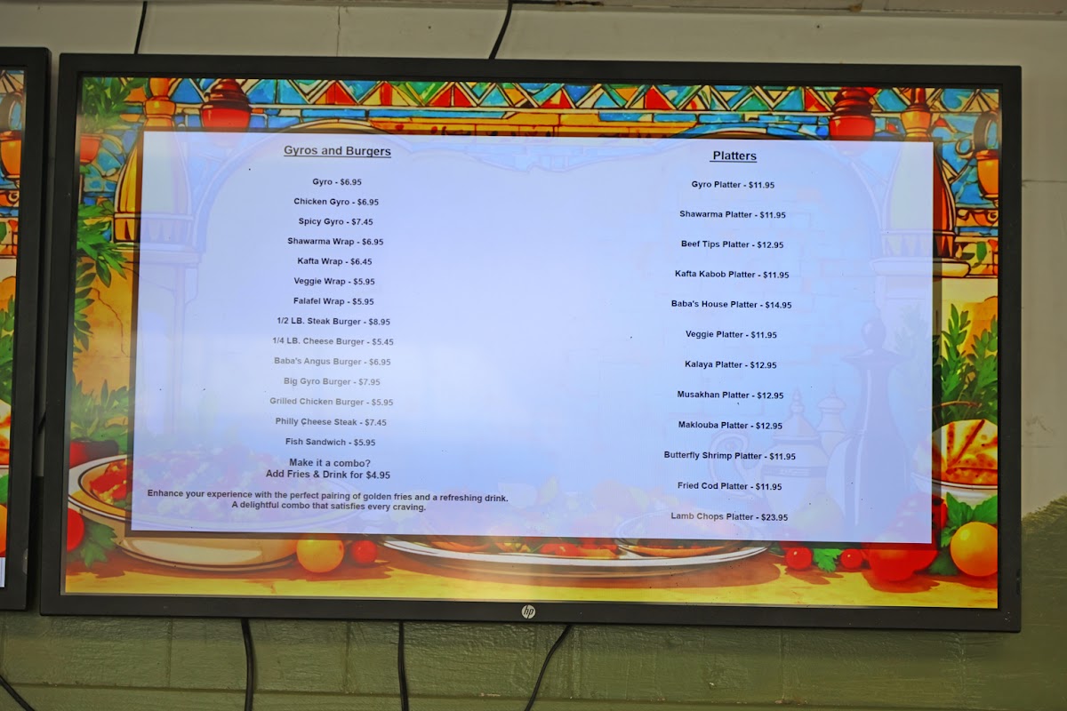 Menu Babas Shawarma Grill-2