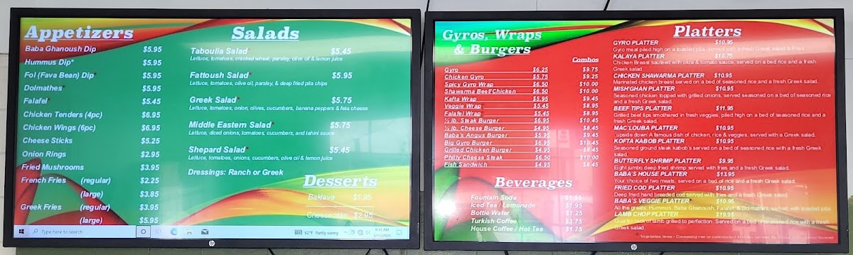 Menu Babas Shawarma Grill-4