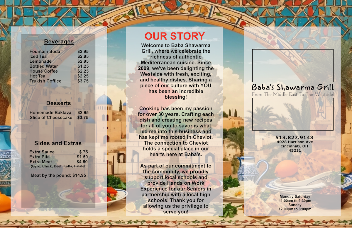 Menu Babas Shawarma Grill-5