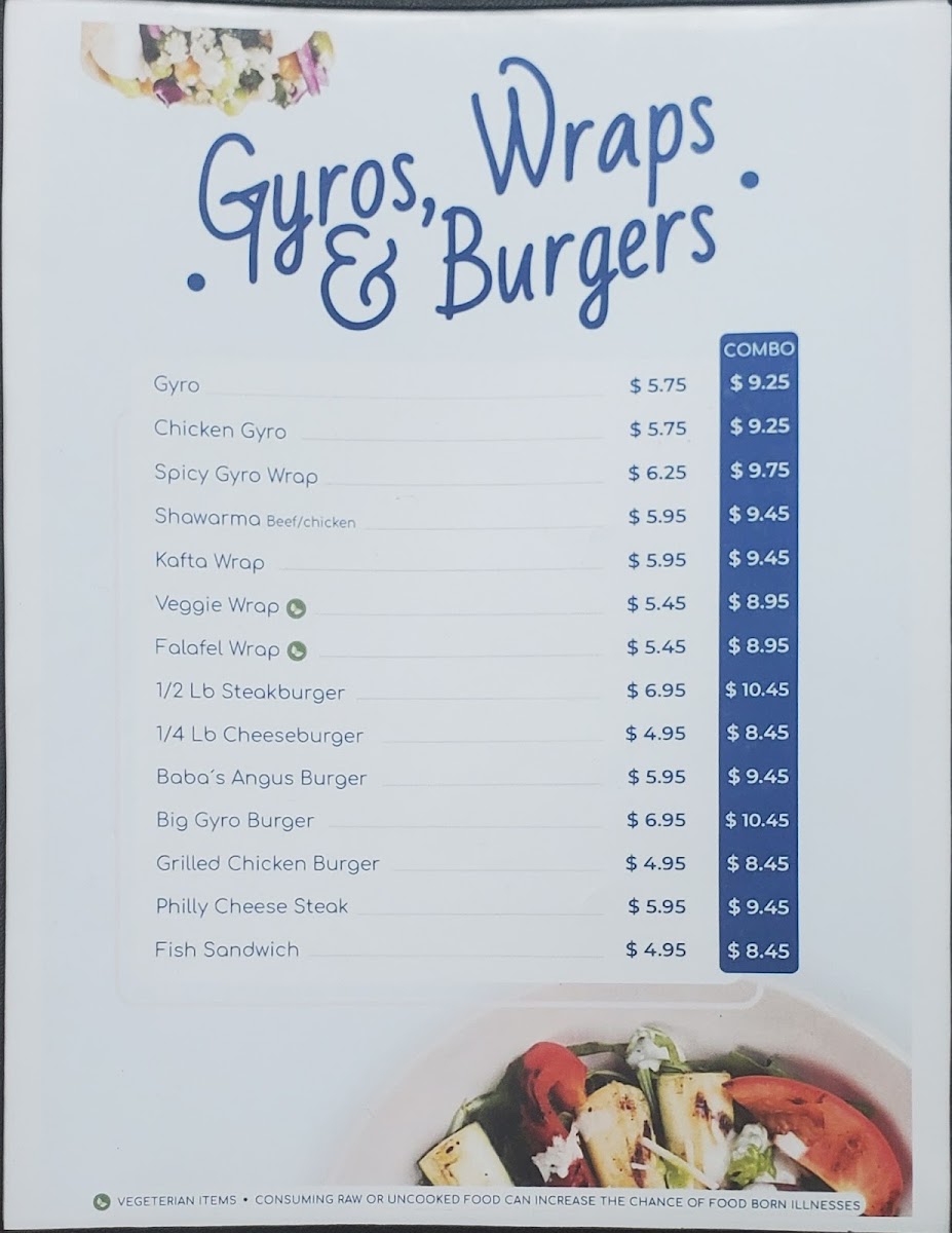 Menu Babas Shawarma Grill-7