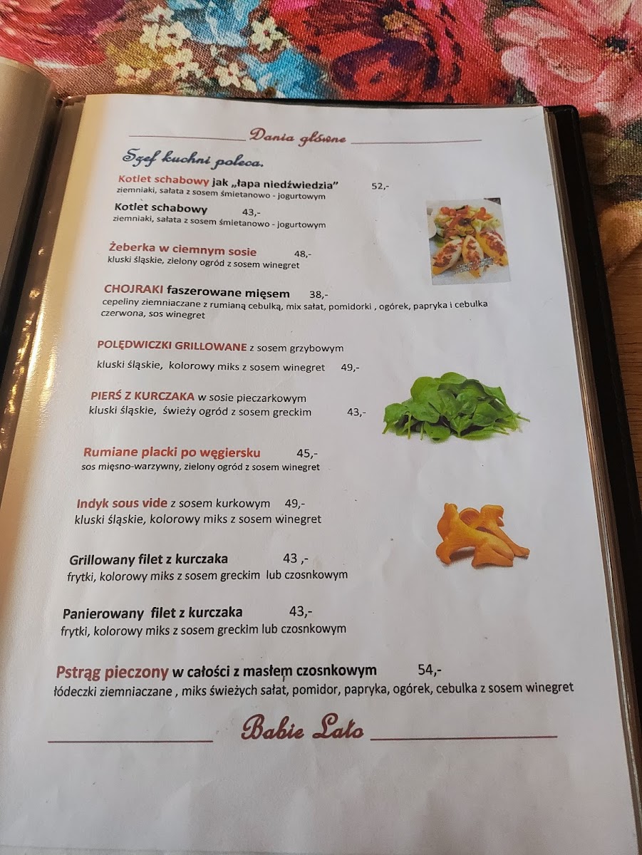 Menu Babie Lato-2