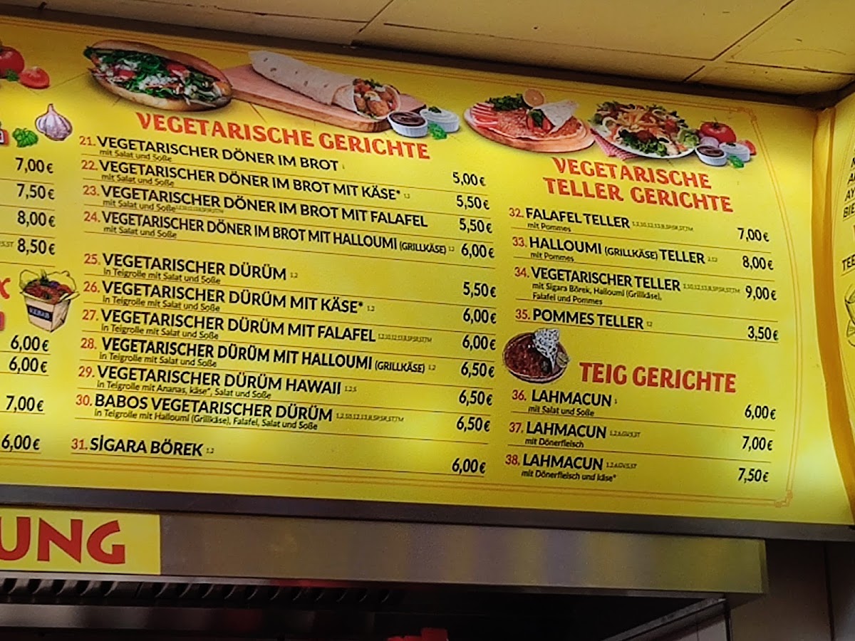 Menu Babos Dönerpoint-2