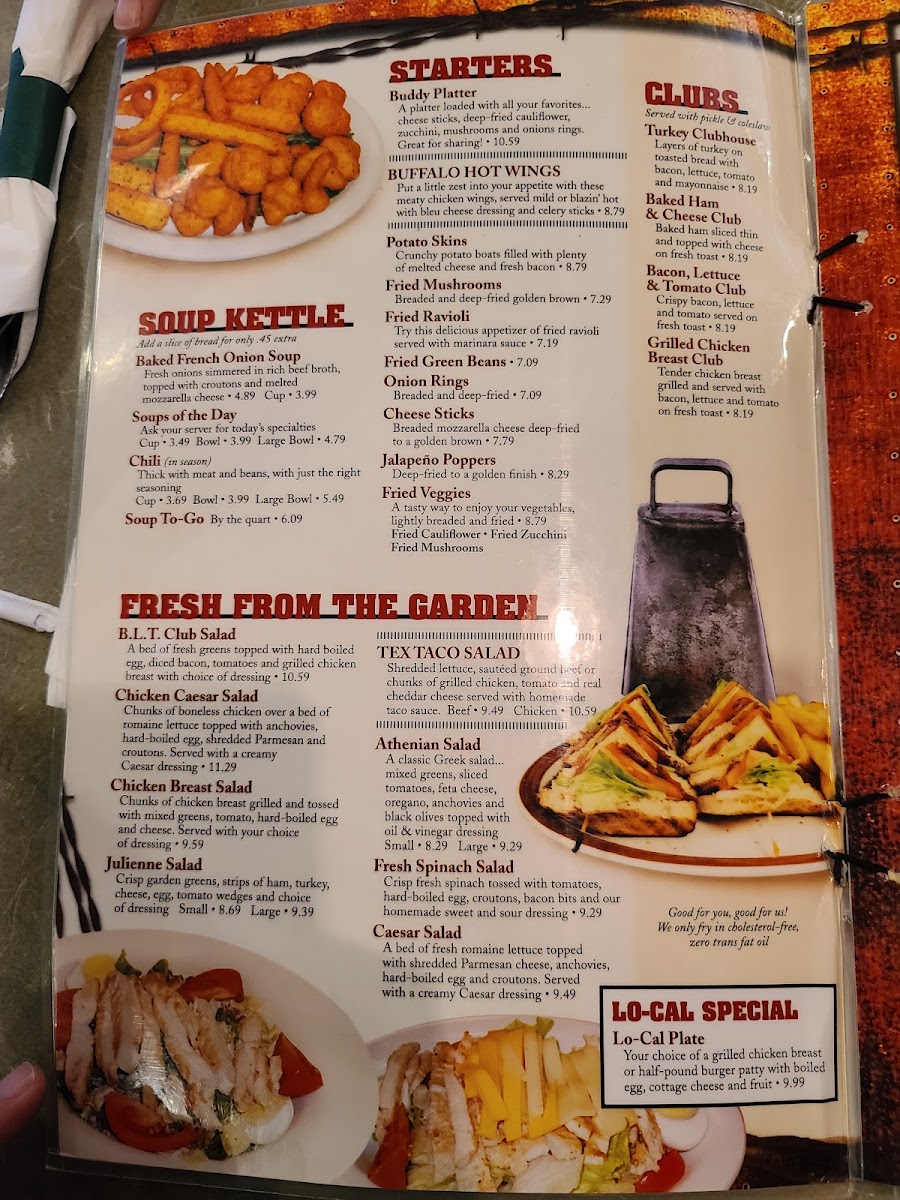 Menu Baby Bull's Family Restaurant-1