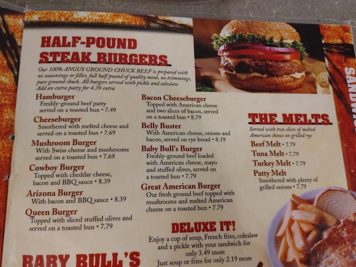Menu Baby Bull's Family Restaurant-8