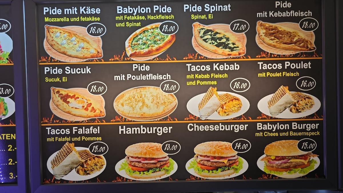 Menu Babylon Kebab & Pizzaria Brunnen-2