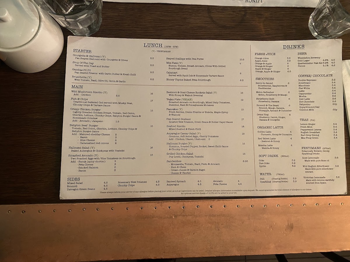 Menu Babylon-1