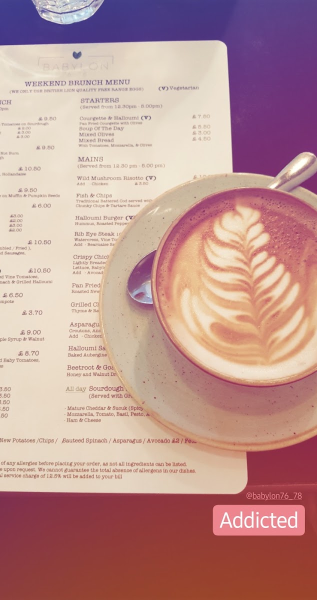 Menu Babylon-7