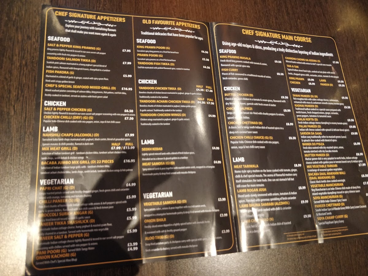 Menu Bacaba Indian Restaurant-4