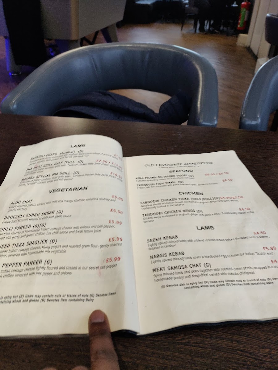 Menu Bacaba Indian Restaurant-8