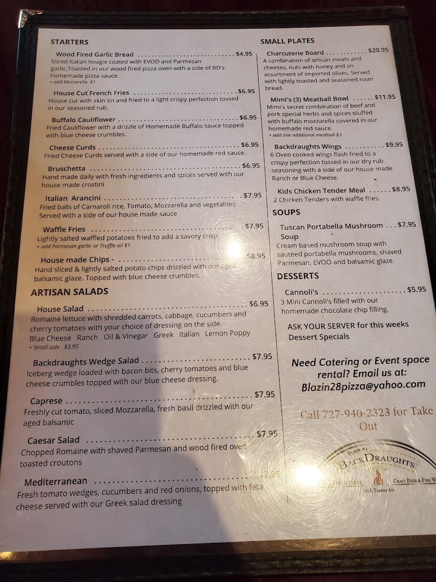 Menu Back Draughts Pizza-8