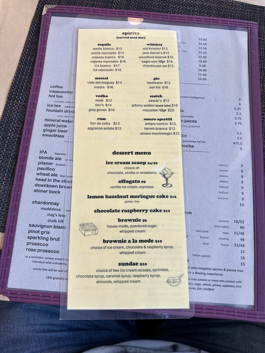 Menu Back On The Beach Cafe-6