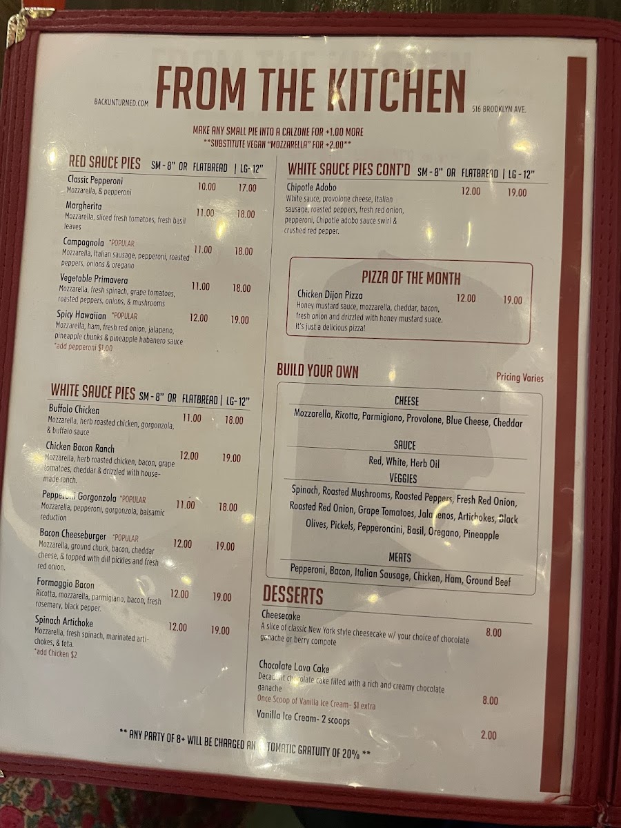 Menu Back Unturned Brewing Co.-8