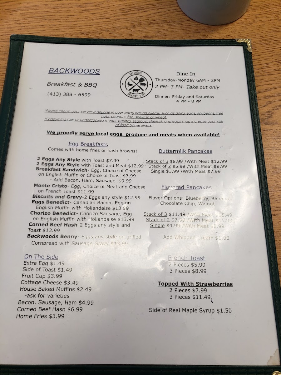 Menu Backwoods Breakfast And Bbq-1