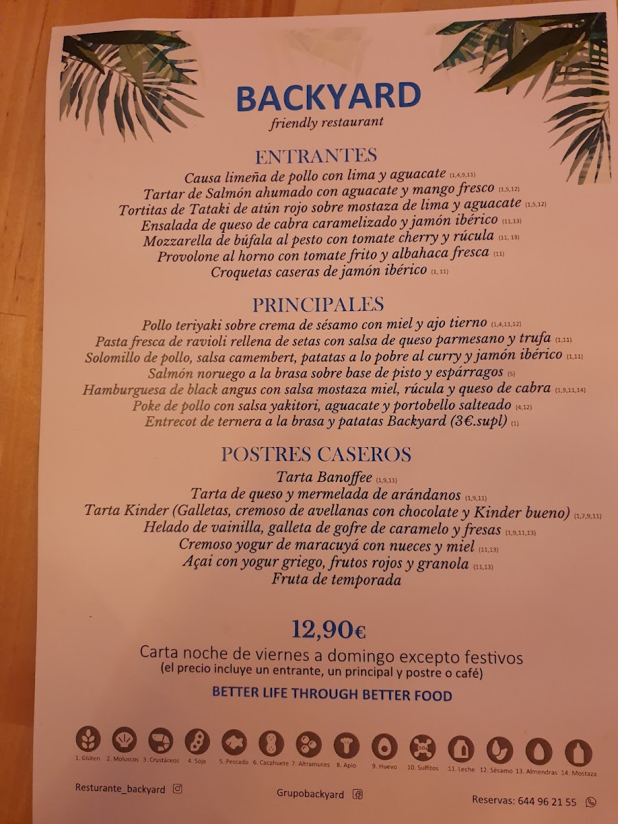 Menu Backyard Lounge-5