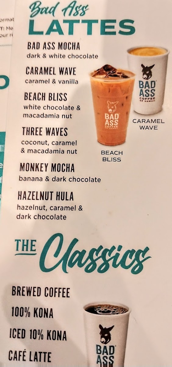 Menu Bad Ass Coffee Of Hawaii-8
