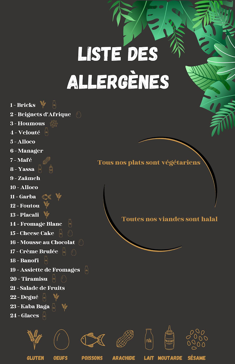 Menu Badeya - Restaurant Africain Nantes-3