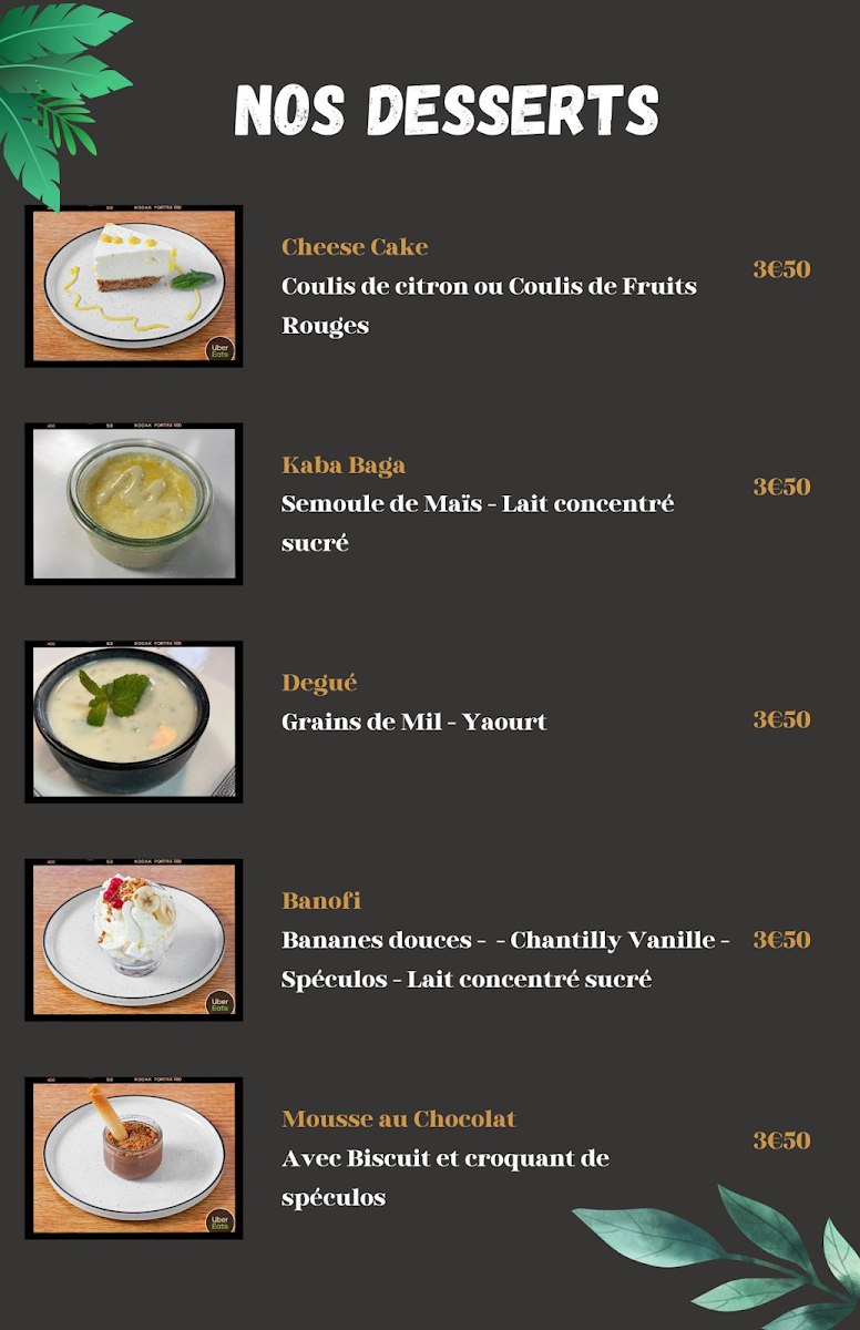 Menu Badeya - Restaurant Africain Nantes-6