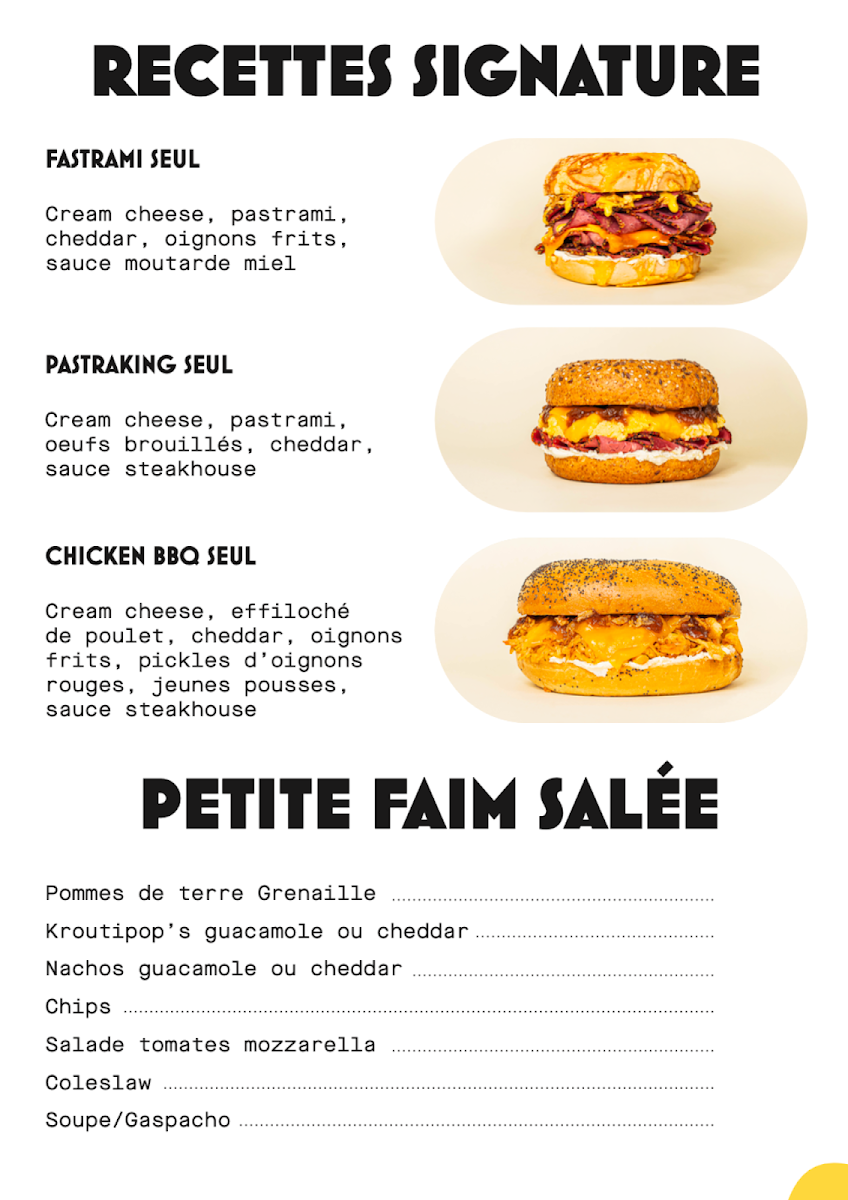 Menu Bagel Corner - Bagels - Donuts - Café-4