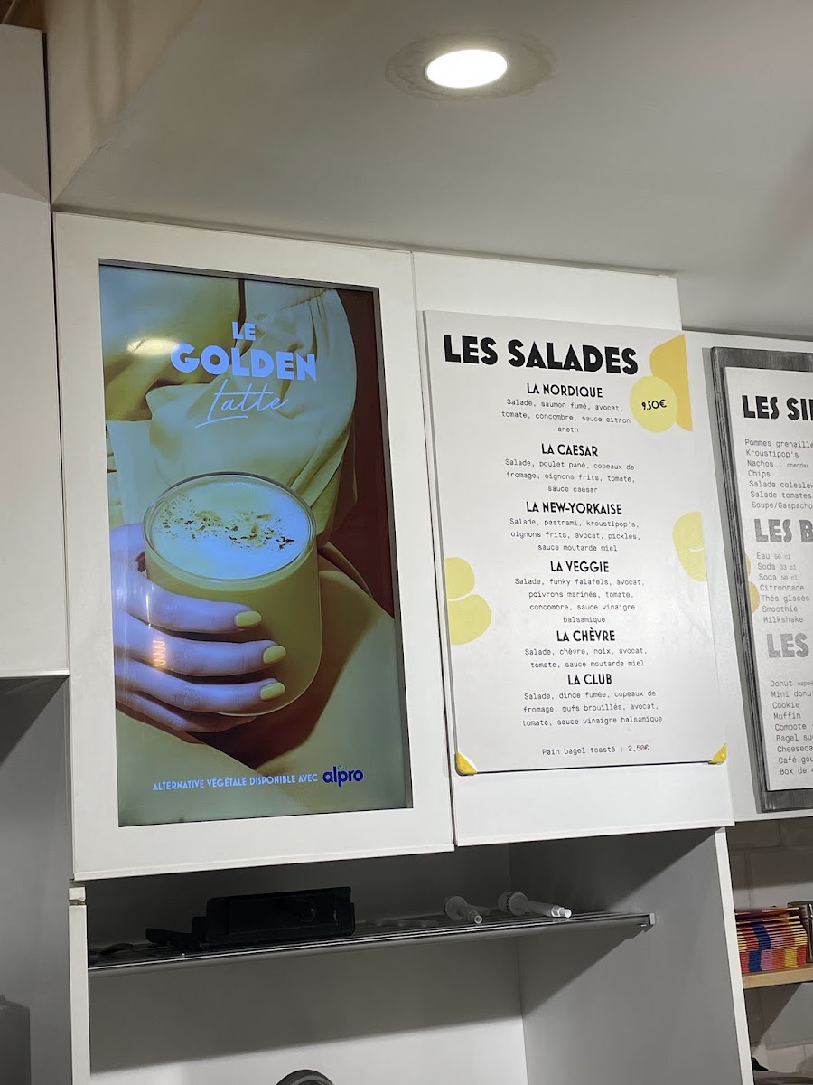 Menu Bagel Corner - Bagels - Donuts - Café-5