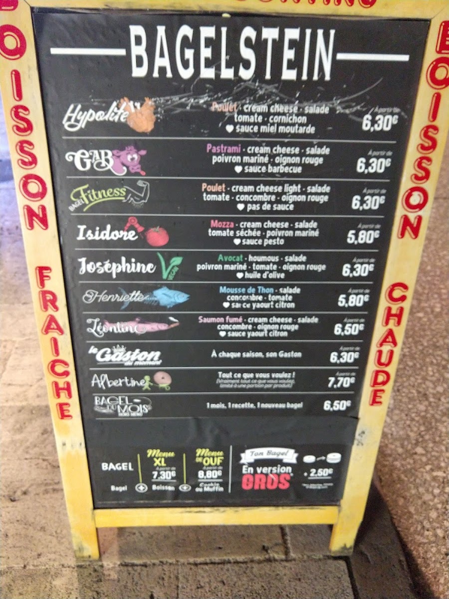 Menu Bagelstein • Bagels & Coffee Shop-2