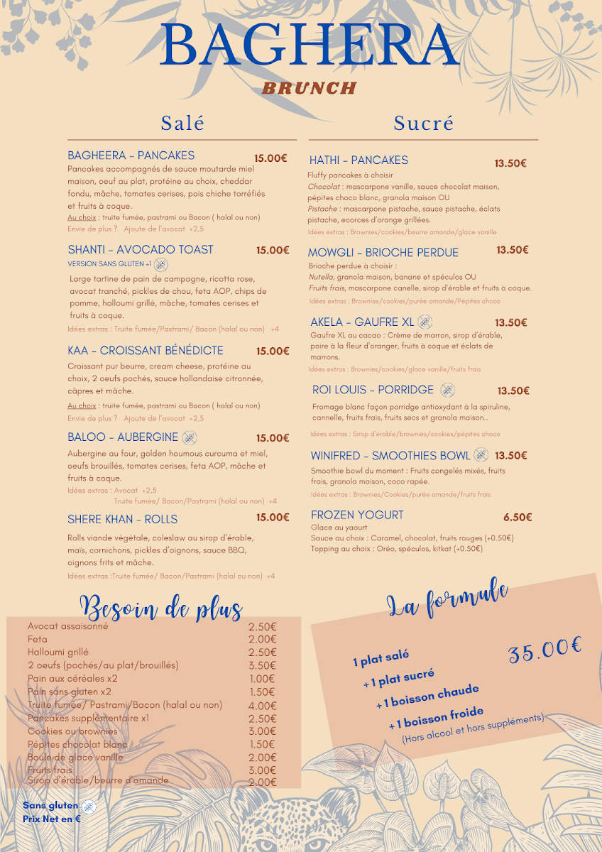 Menu Baghera-1