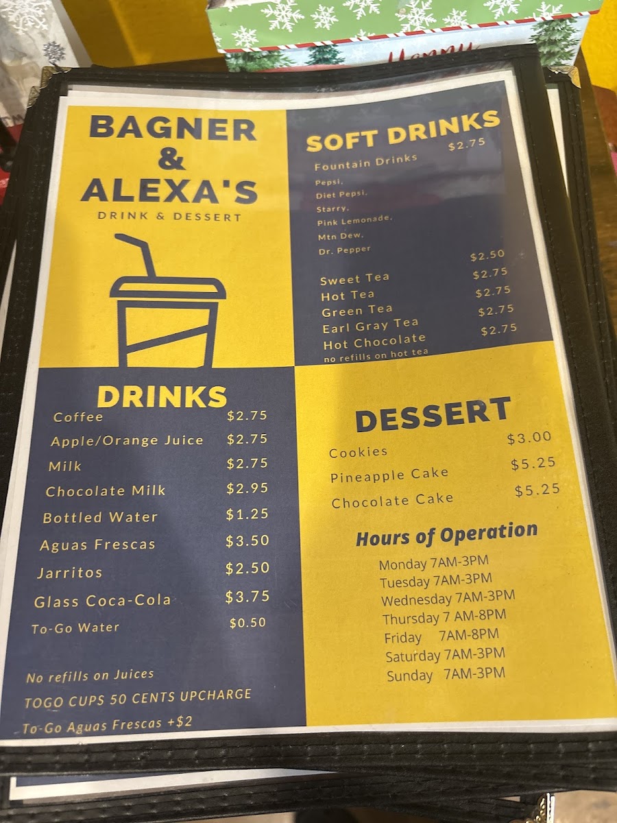Menu Bagner & Alexa’S Breakfast & Lunch-3