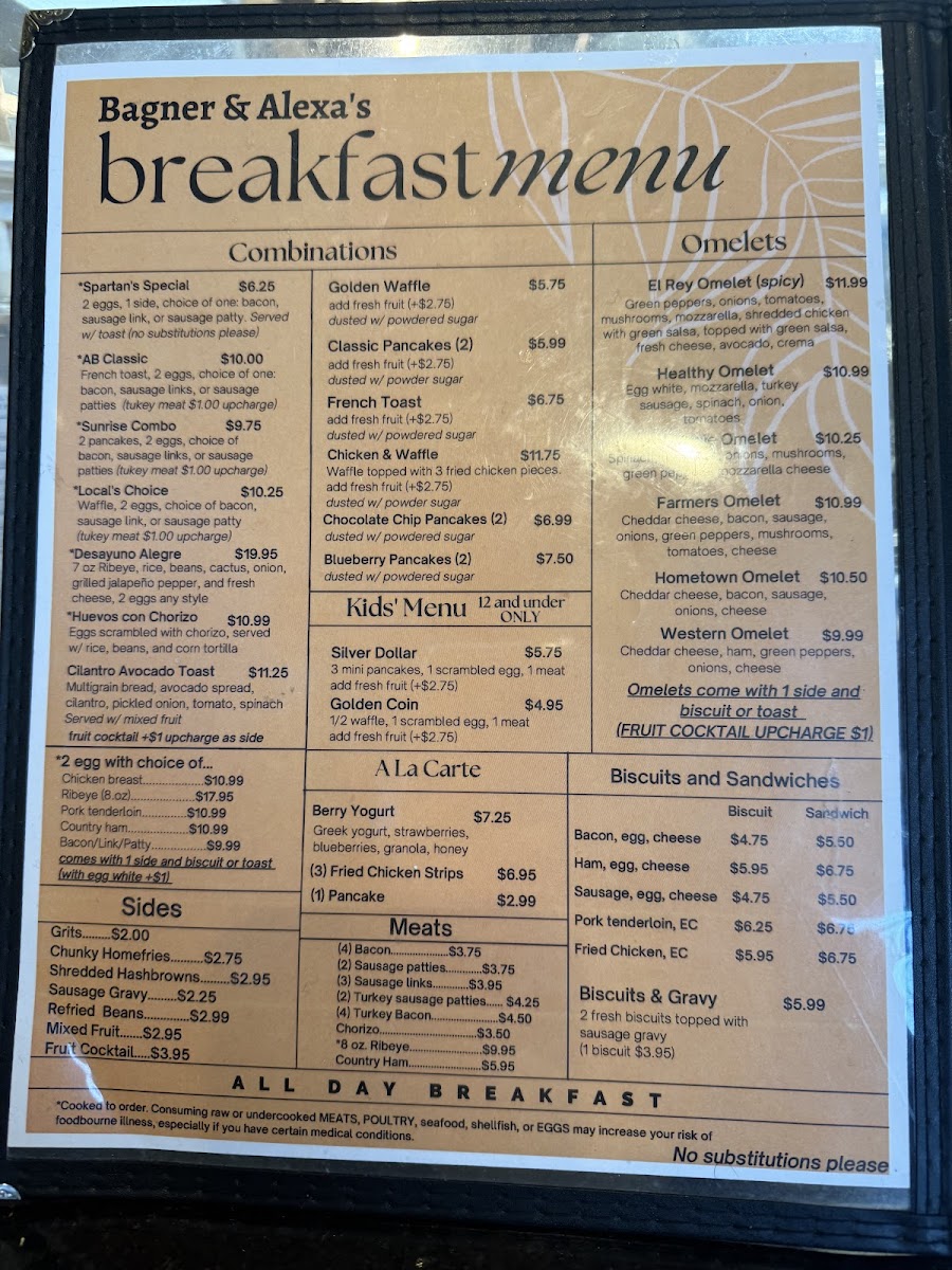 Menu Bagner & Alexa’S Breakfast & Lunch-7