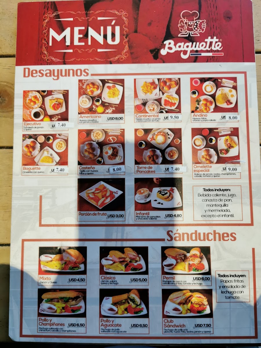 Menu Baguette-1