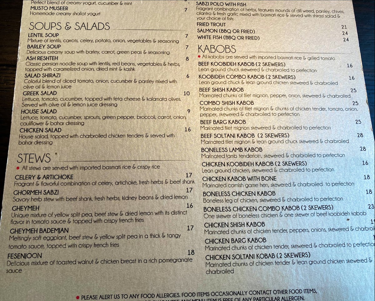 Menu Bahar Restaurant-8