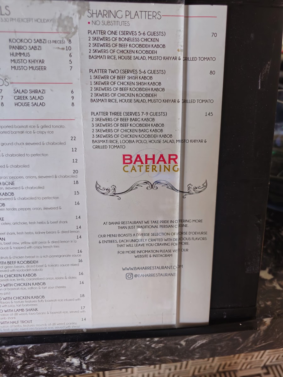 Menu Bahar Restaurant-9