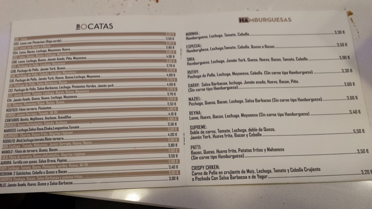 Menu Bahía | Pizzería - Bar - Restaurante-3