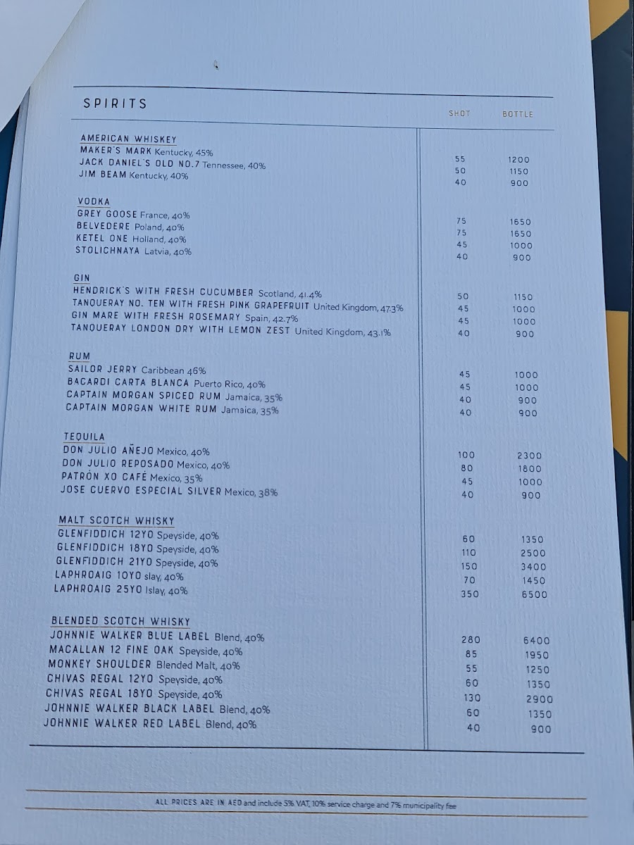 Menu Bai Bar & Terrace-8