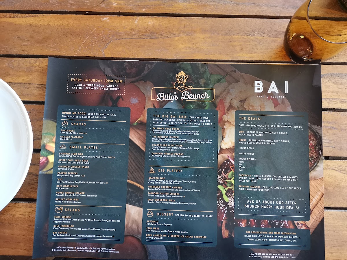 Menu Bai Bar & Terrace-9
